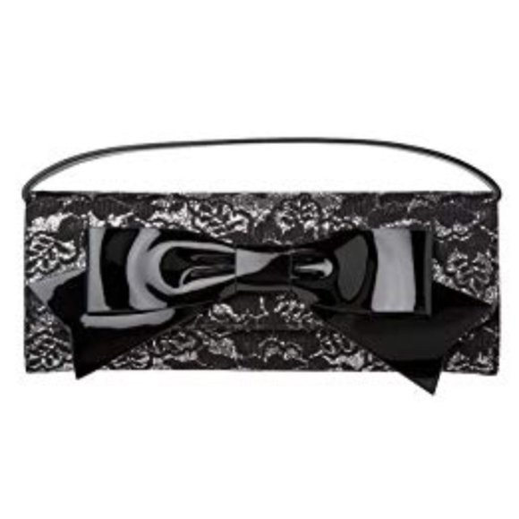 Vintage Handbags - Hollywould Monroe Lace Clutch - Silver Vintage Handbags - Hollywould Monroe Lace Clutch - Silver